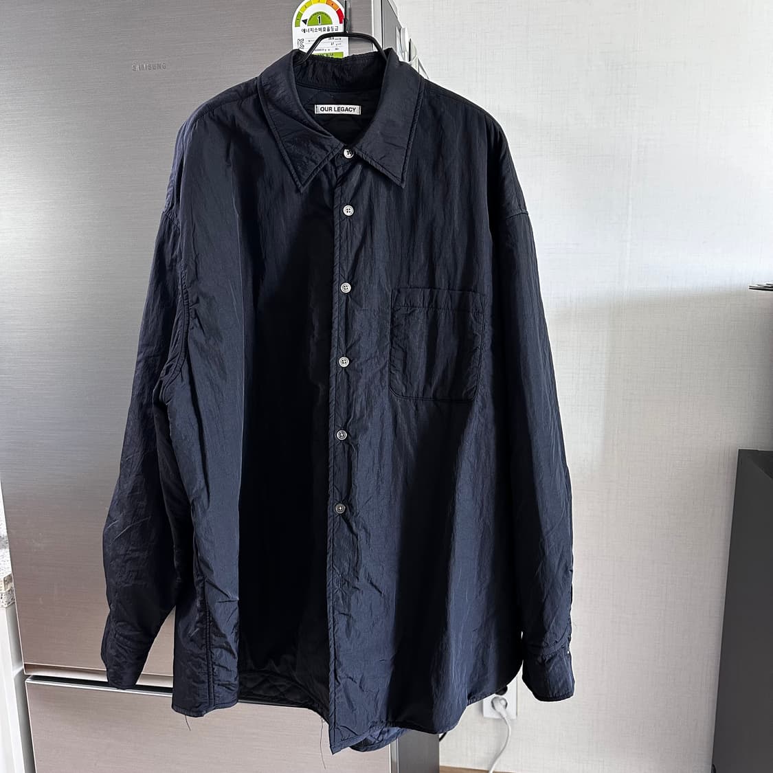 아워레가시 패딩 셔츠 50사이즈 판매 상품이미지1