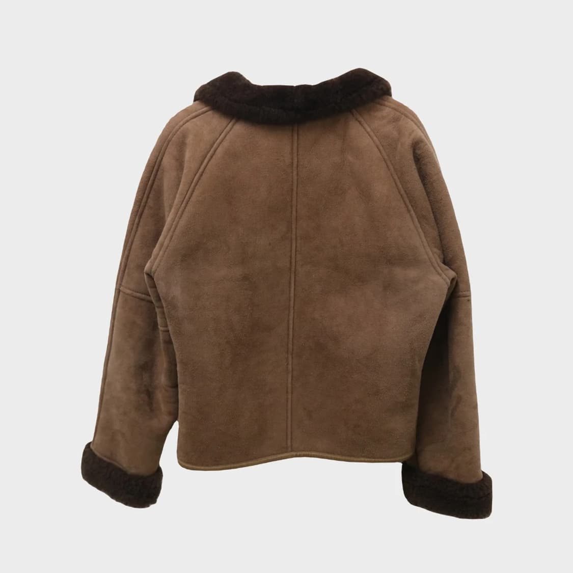 VINTAGE 스웨이드 가죽 무스탕 63276 상품이미지2