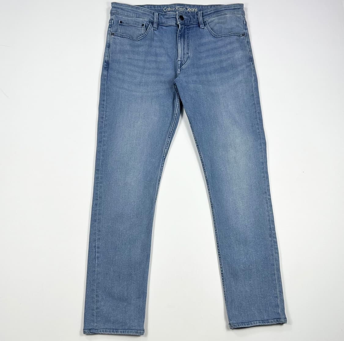 캘빈클라인 CK 연청 슬림 데님 팬츠 (32인치) 상품이미지3