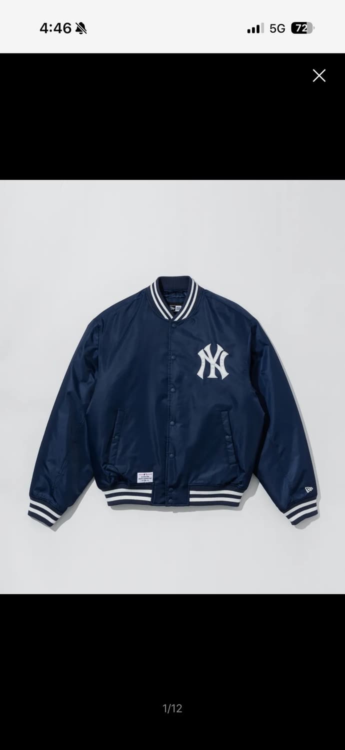 MLB 뉴욕양키스 스타디움 재킷 네이비 상품이미지1
