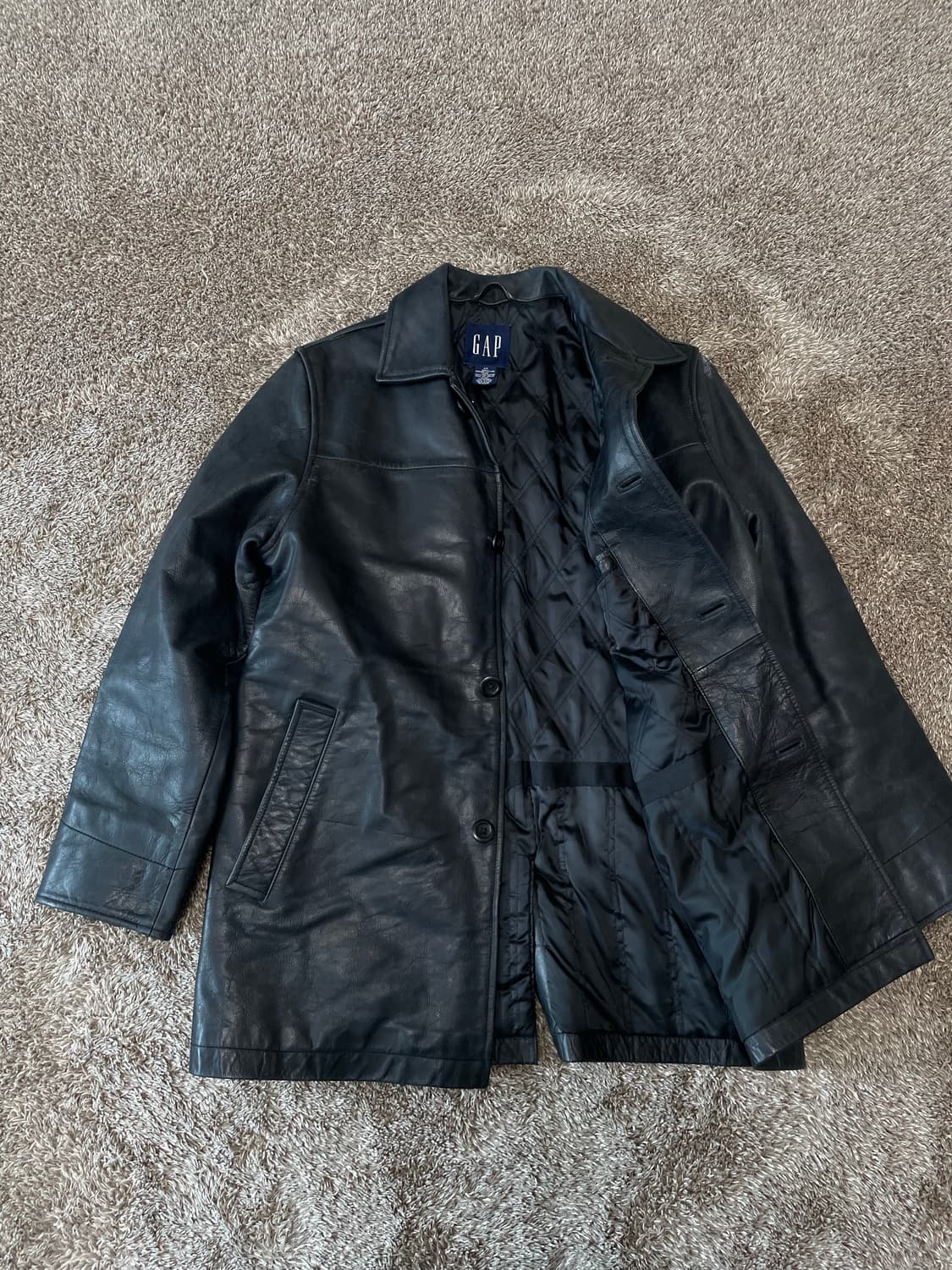 빈티지 올드갭 레더 카코트 old gap 상품이미지3