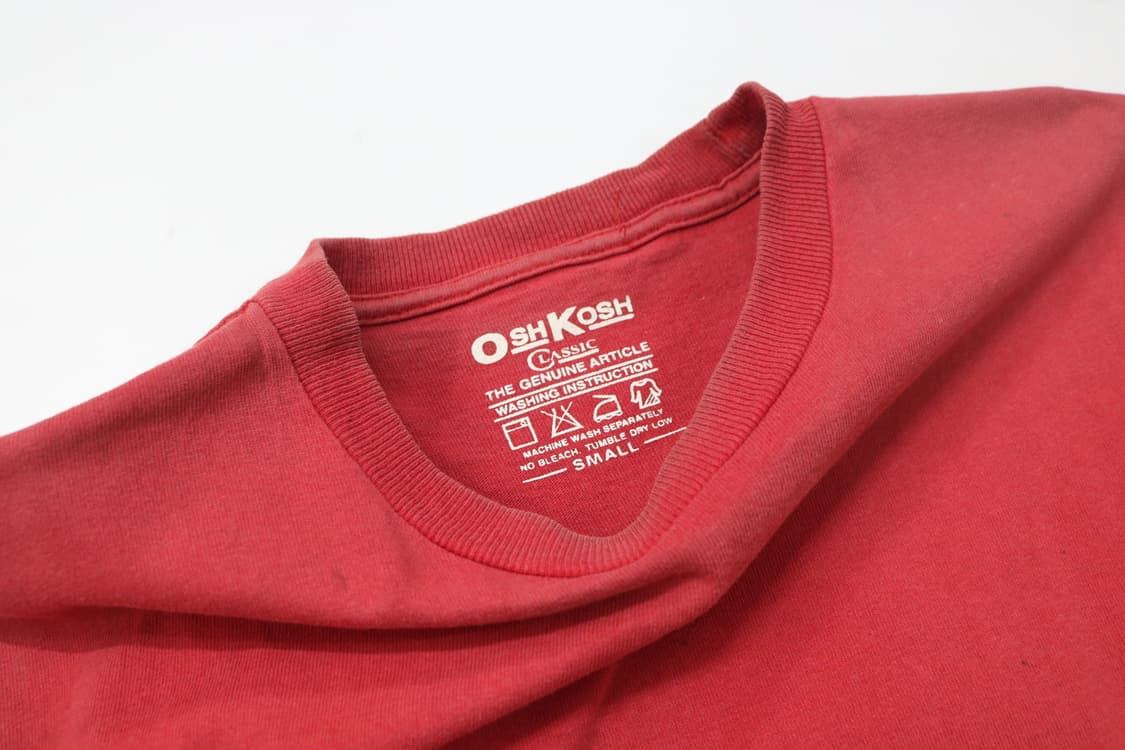 OshKosh 오시코시 빈티지 컷오프 레드 반팔티셔츠 (S) 상품이미지6