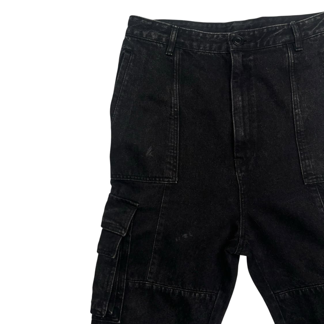 19ss 준지 데님 카고 흑청 팬츠 34 inch 상품이미지2