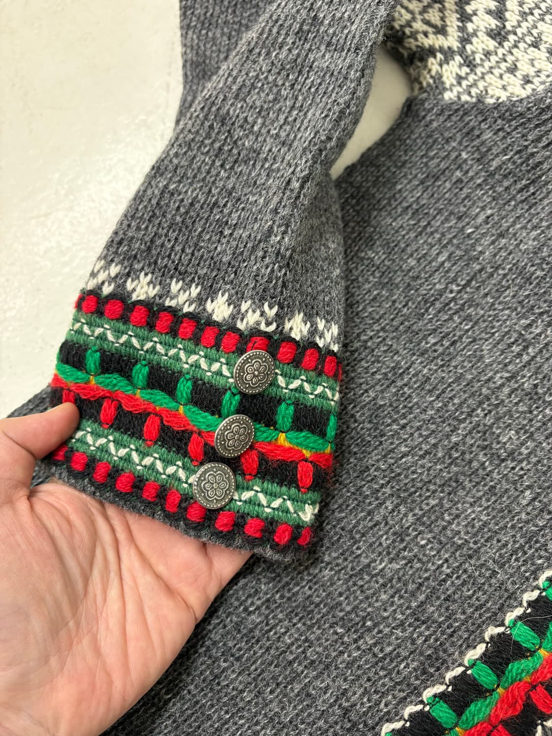 70-80‘s vtg Nordstrikk wool Sweater. 상품이미지3