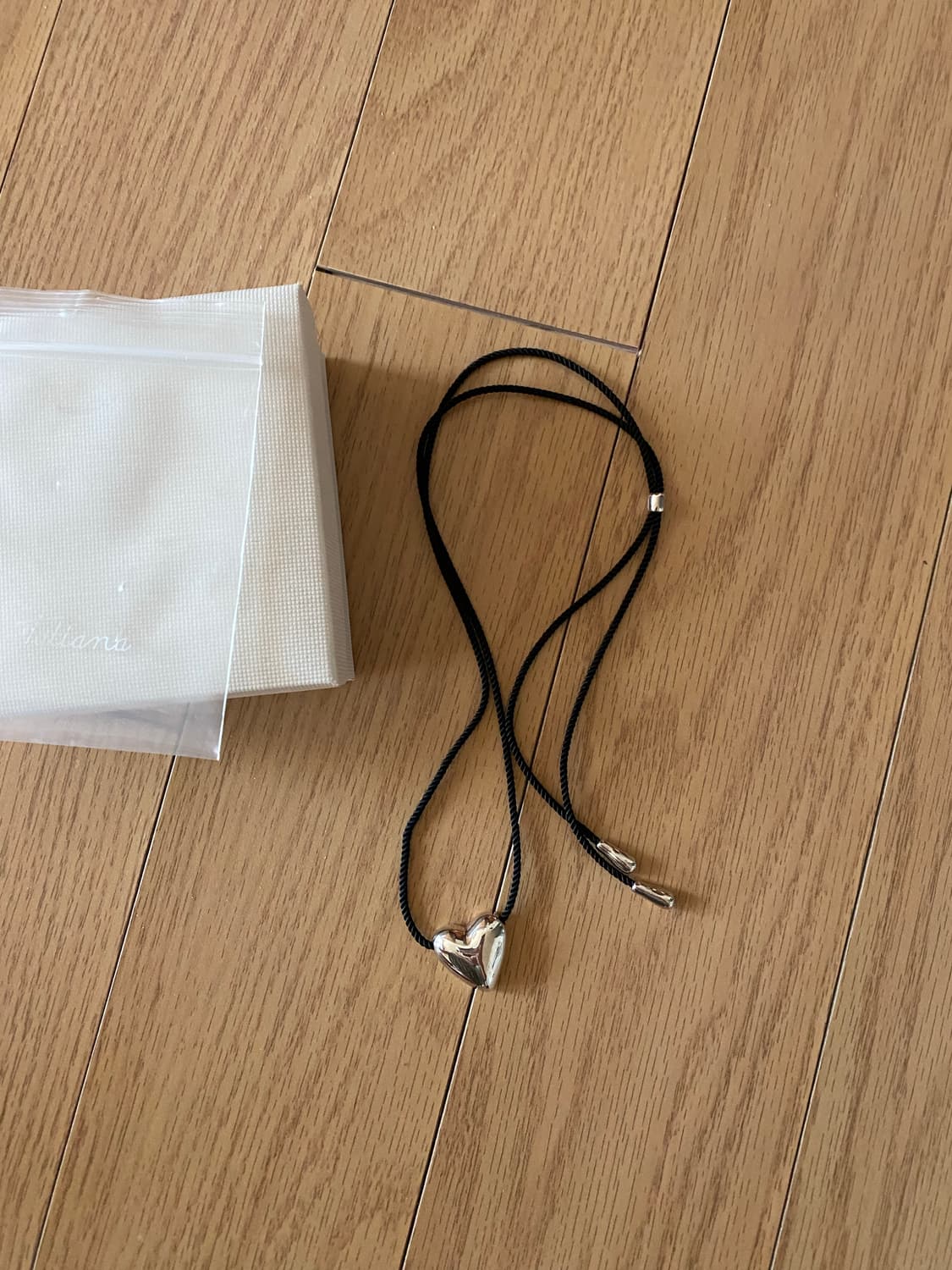 앙데뷰 하트 실버 네크리스  상품이미지4