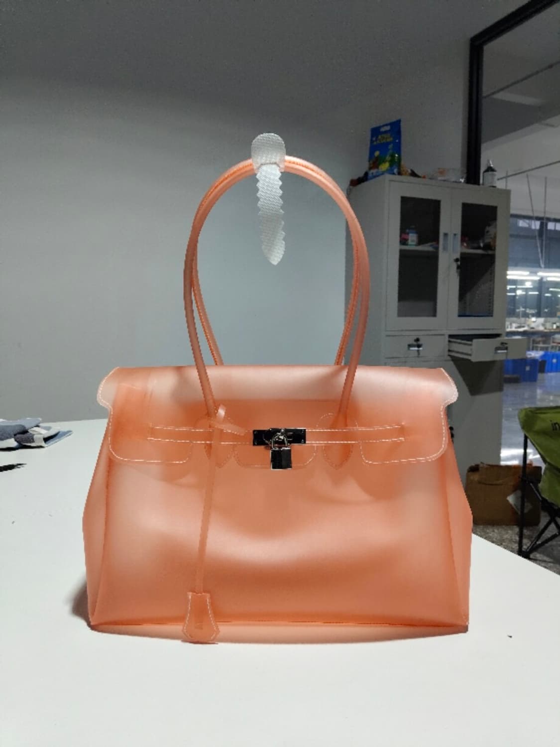 젤리벌킨백 젤리버킨백 젤리 키키 버킨백 실리콘 숄더백 상품이미지3