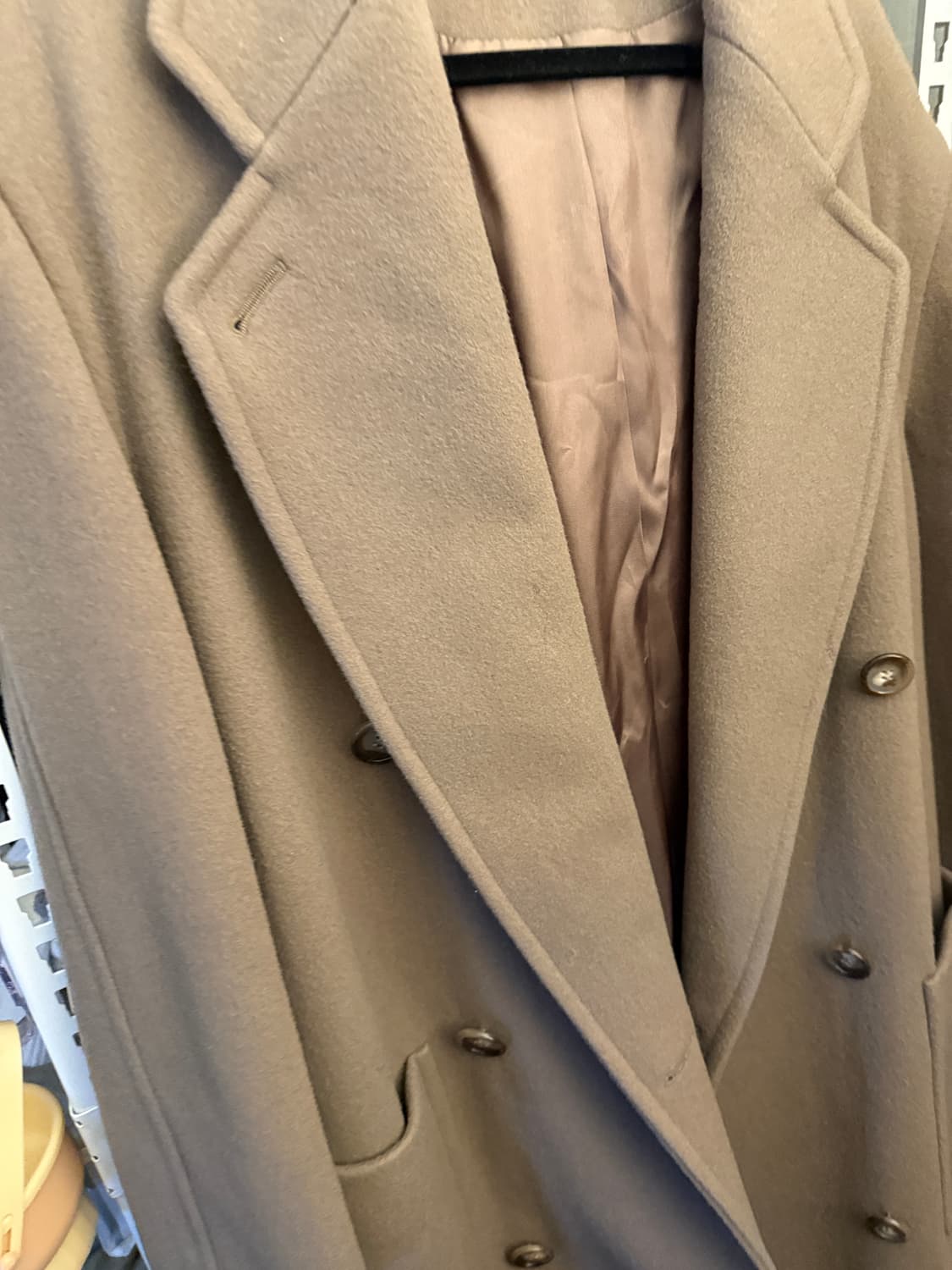 캘빈클라인 더블롱코트 상품이미지2