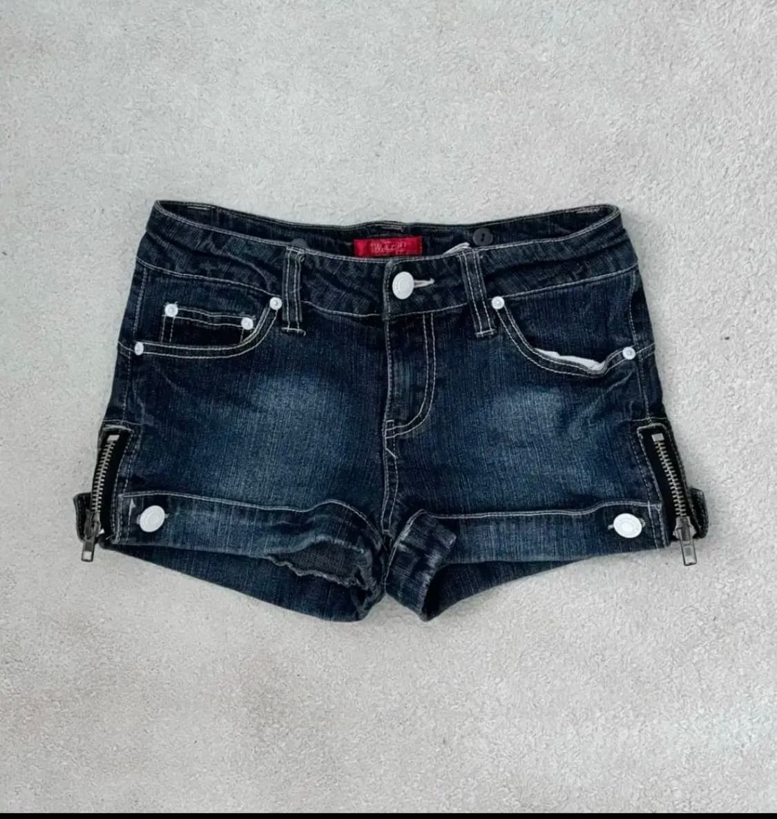 빈티지 숏팬츠 반바지 데님 y2k 펑쿠 갸루 일본 너드 니혼진 상품이미지1