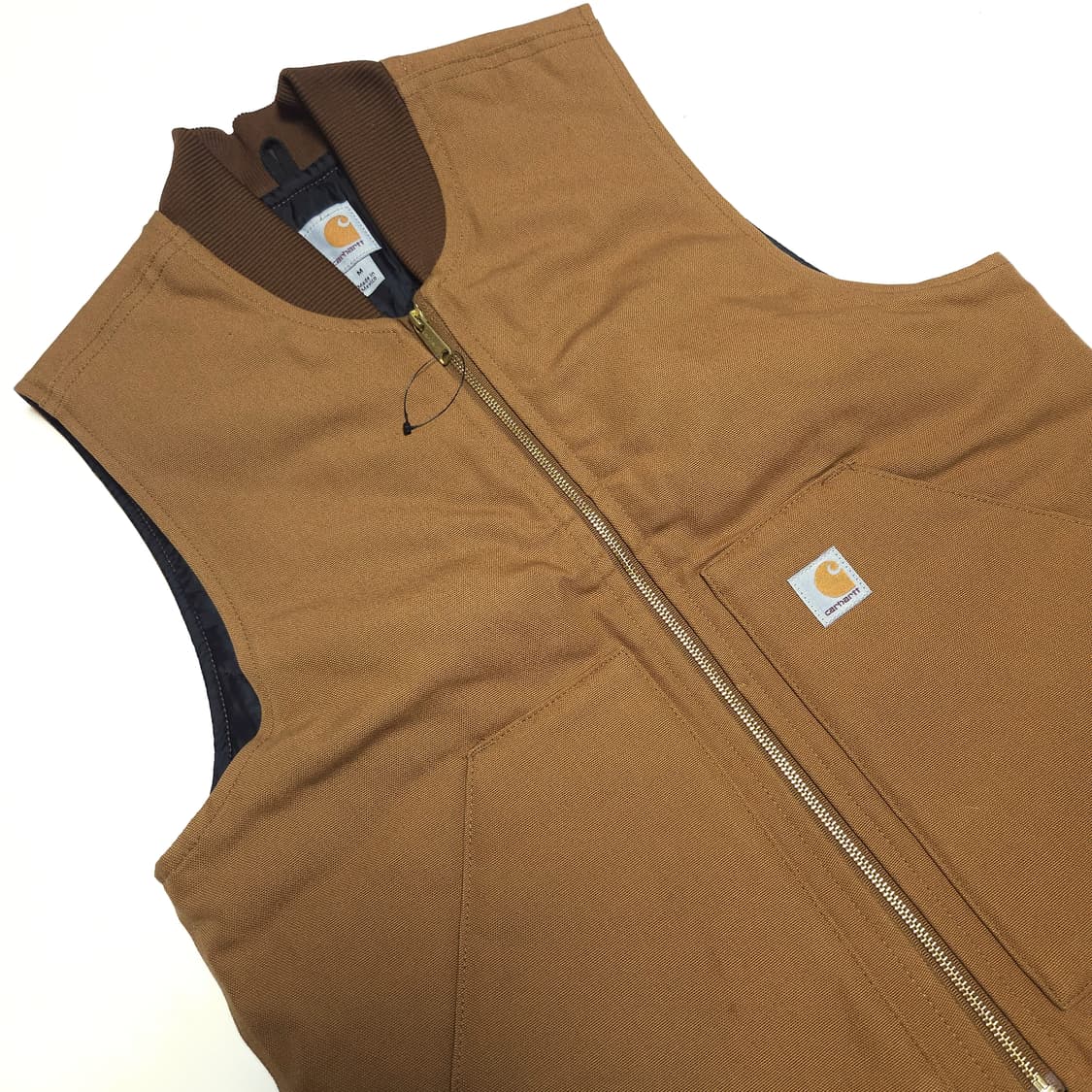 칼하트 덕 액티브 워크 베스트 조끼 브라운 상품이미지3