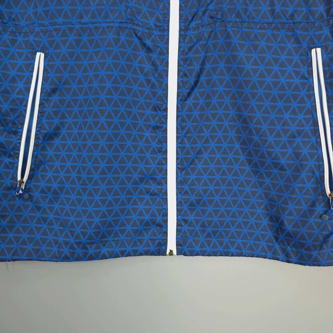 노스페이스 THE NORTH FACE 패턴 바람막이 자켓 블루 100 상품이미지3