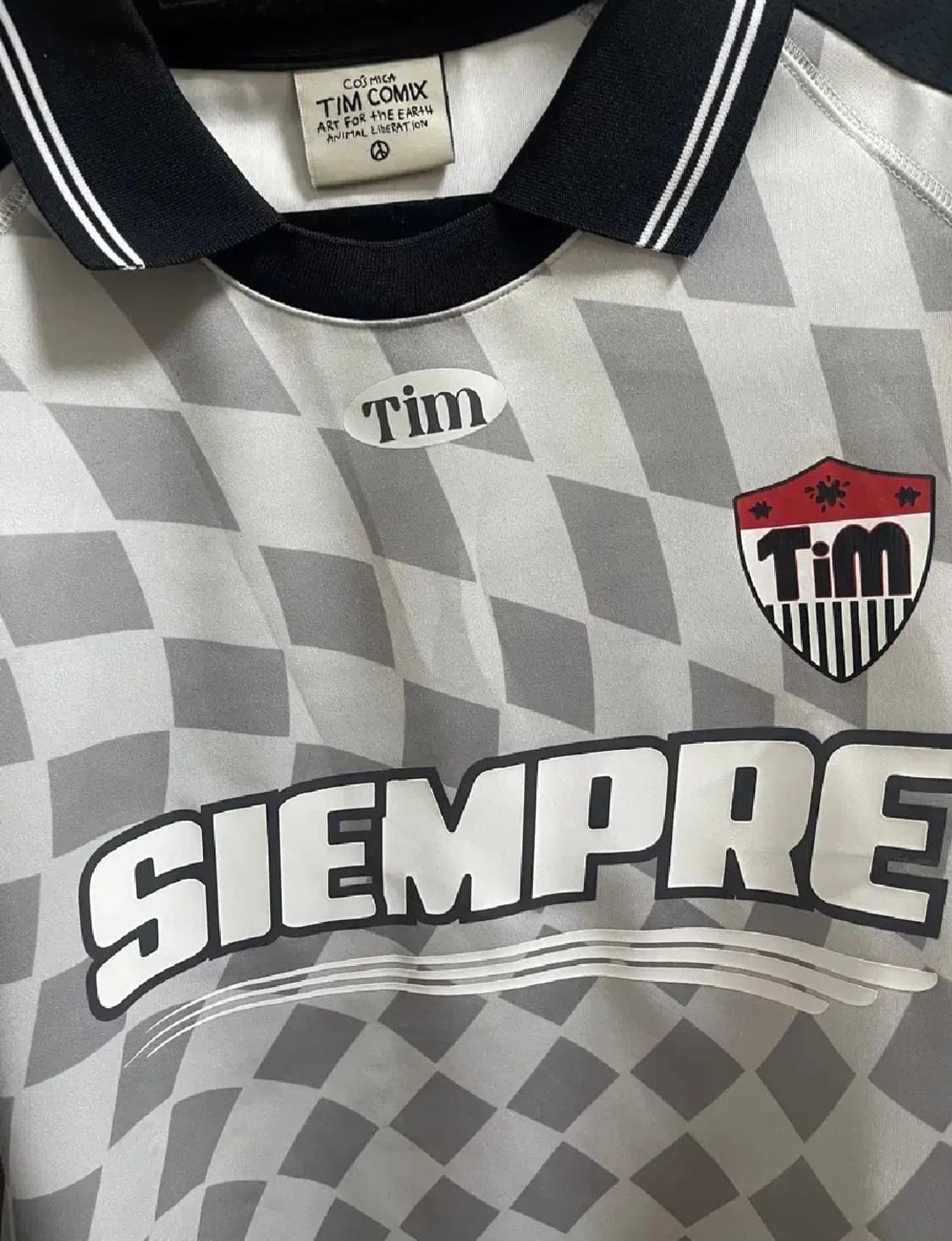 [FREE]TimComix 팀코믹스 실버,네이비 체커보드 싸커져지 상품이미지5