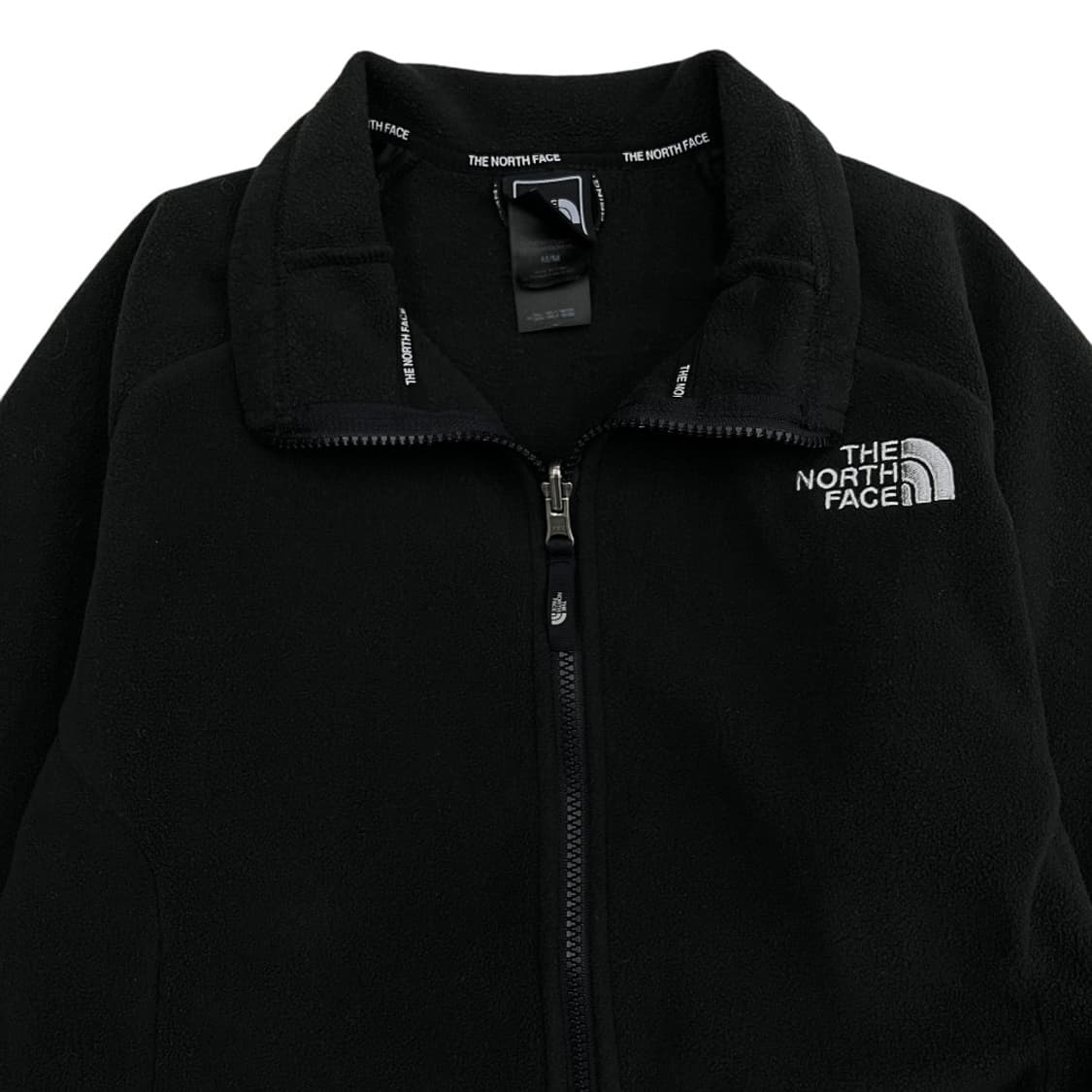 노스페이스 미니로고 블랙 플리스 집업 M 상품이미지4