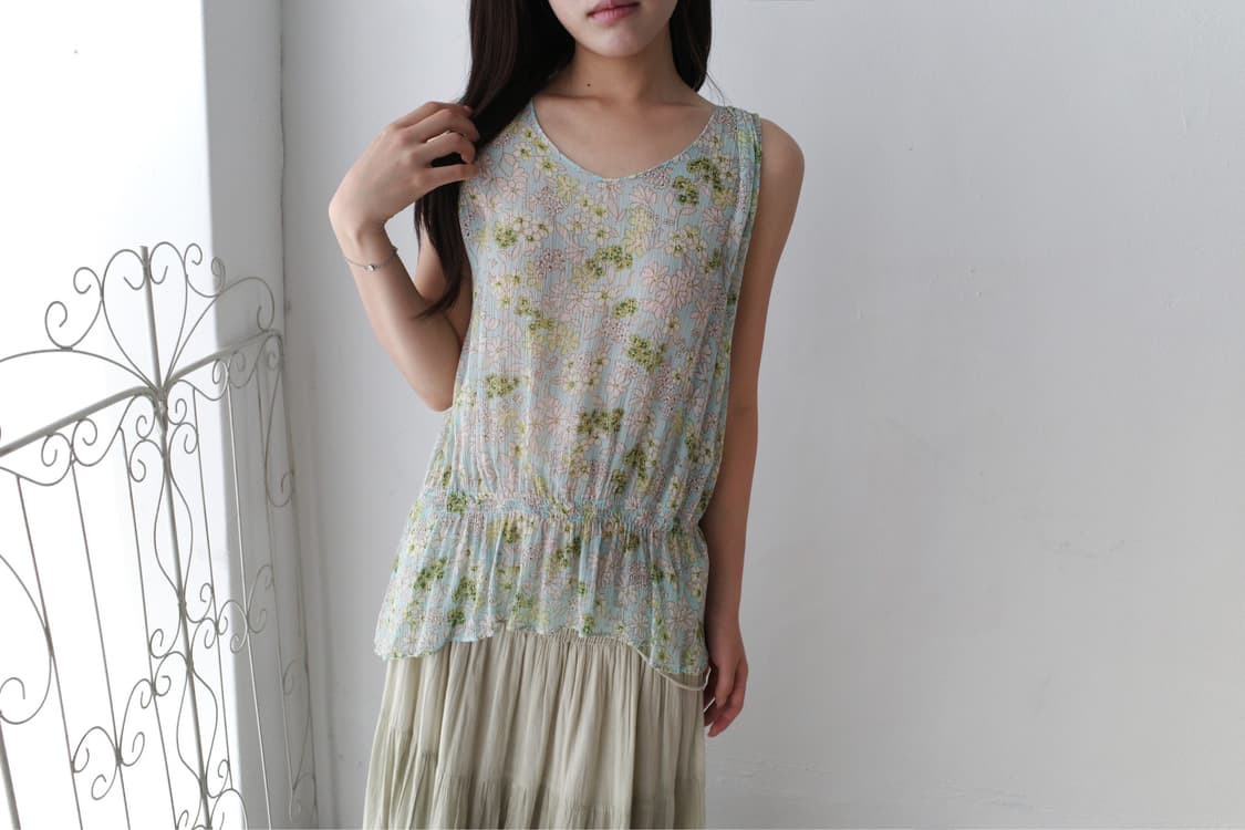 flower sleeveless 상품이미지4