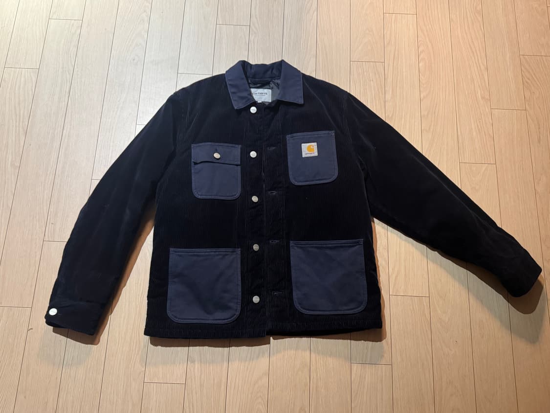 칼하트 코듀로이 네이비 자켓 / 사이즈 S 상품이미지1