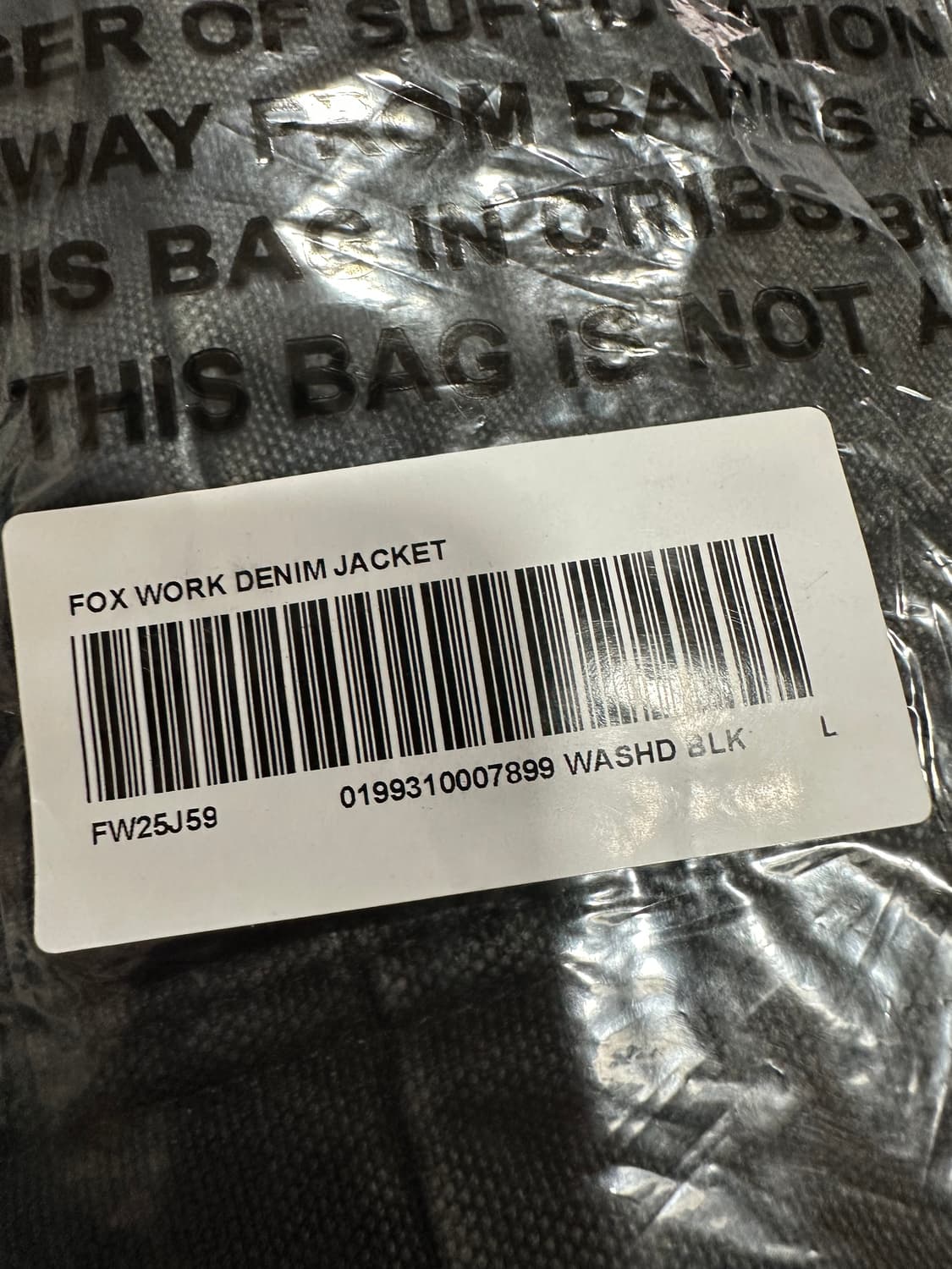 슈프림 폭스 레이싱 자켓 블랙 L사이즈 새상품 상품이미지3