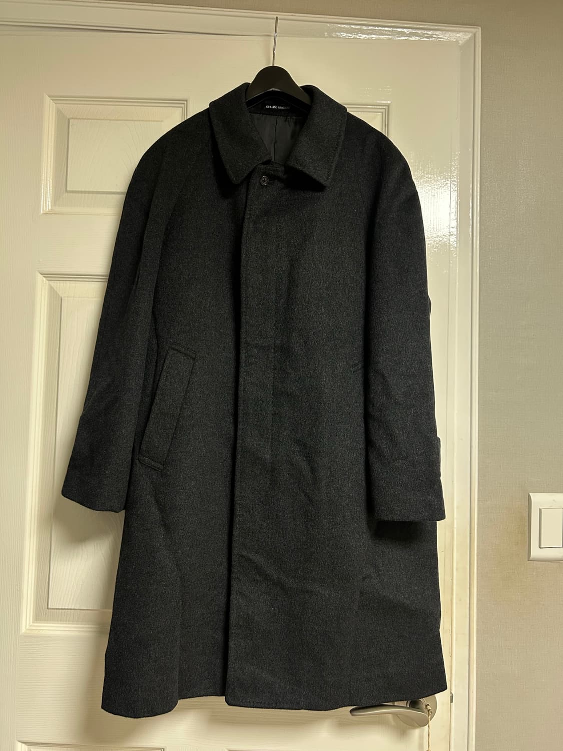 GIULIANO GROSSONI 퓨어 캐시미어 100 롱코트 상품이미지1