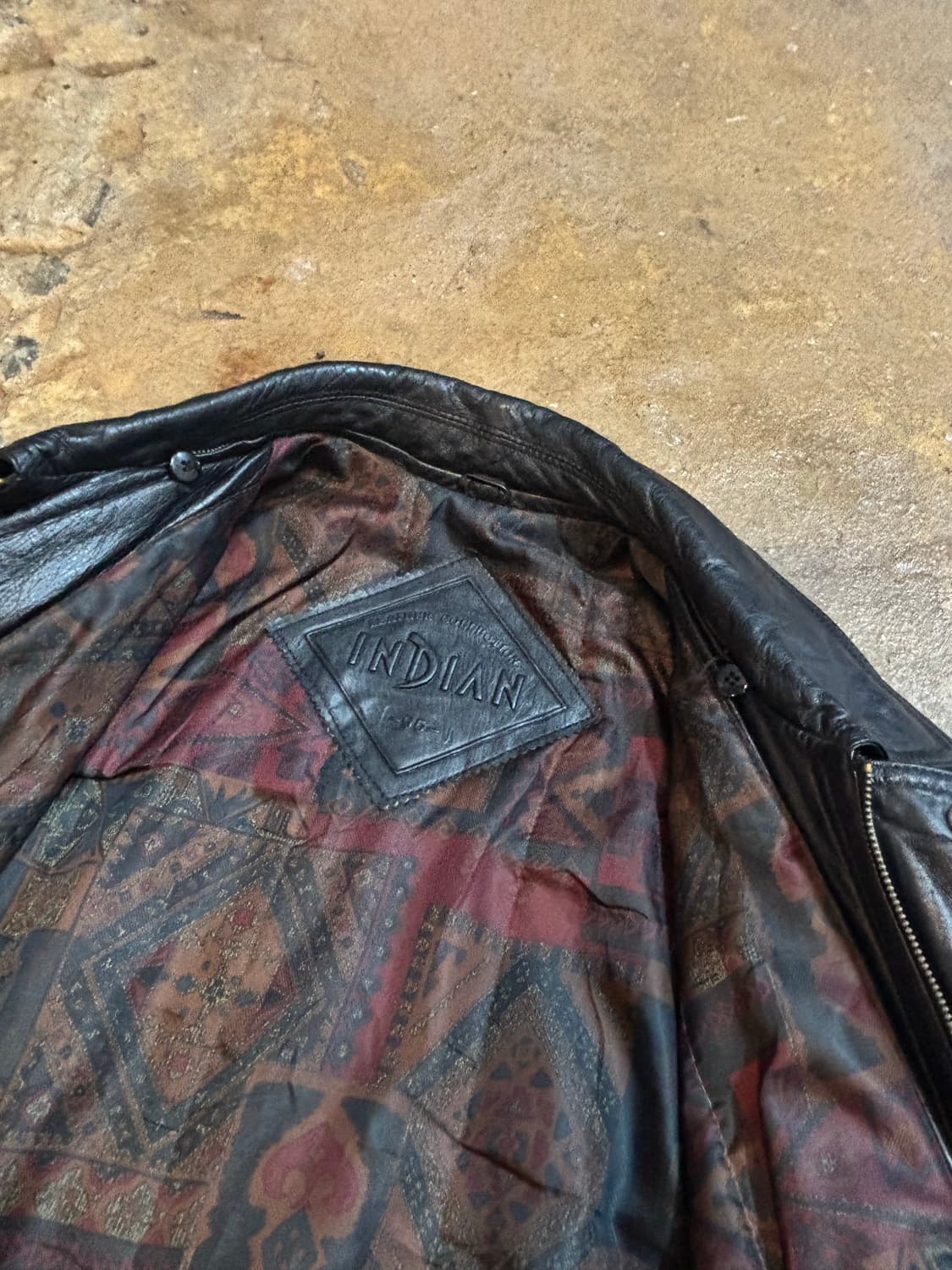 인디안 빈티지 가죽 자켓 상품이미지7