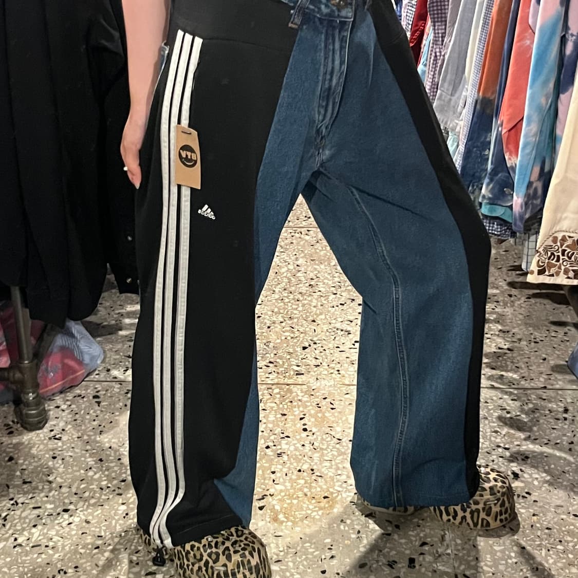 Adidas 아디다스 커스텀 데님 조거 팬츠  상품이미지2