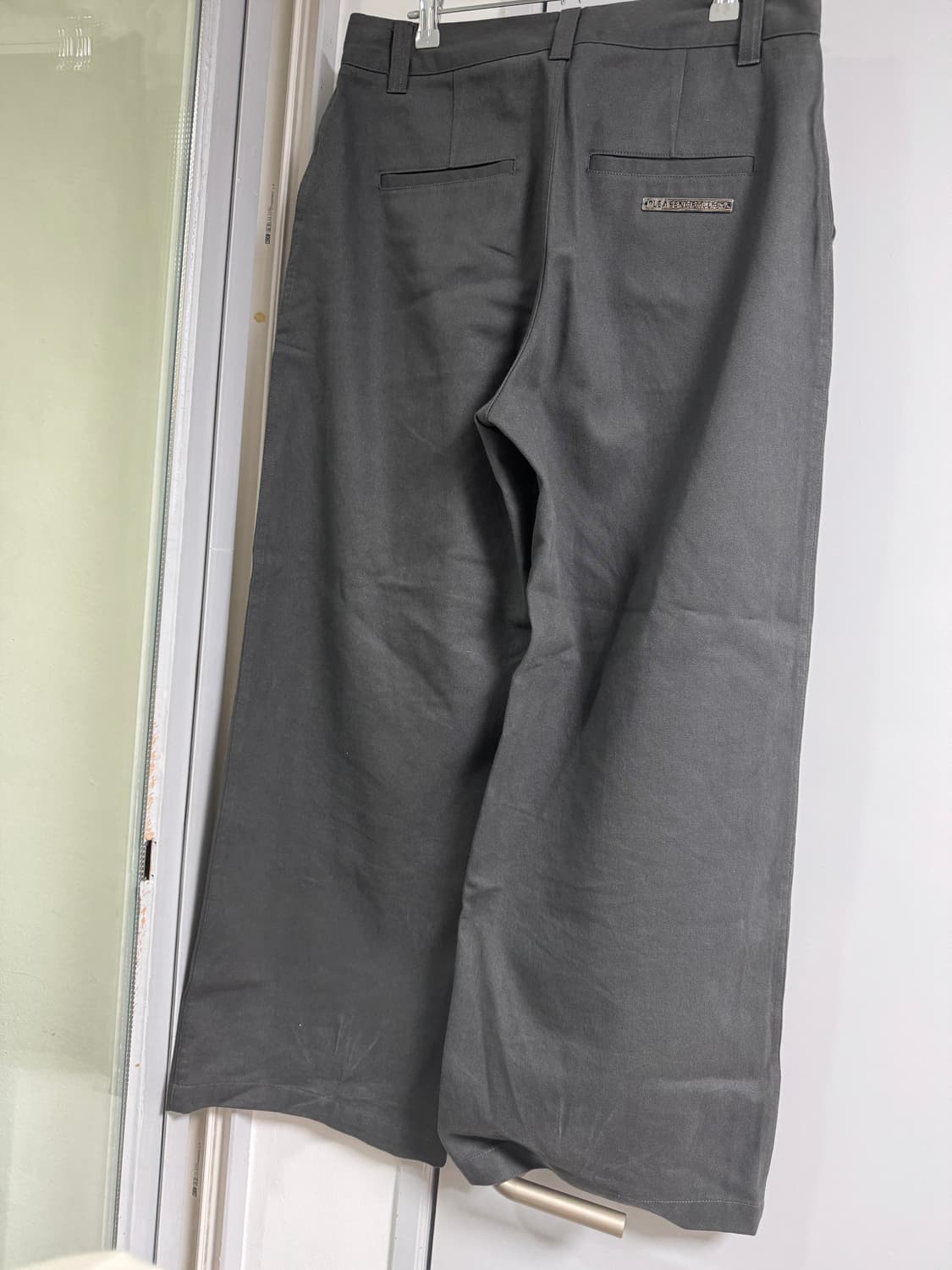 플리즈노팔로우 워크팬츠 차콜 1사이즈 상품이미지3