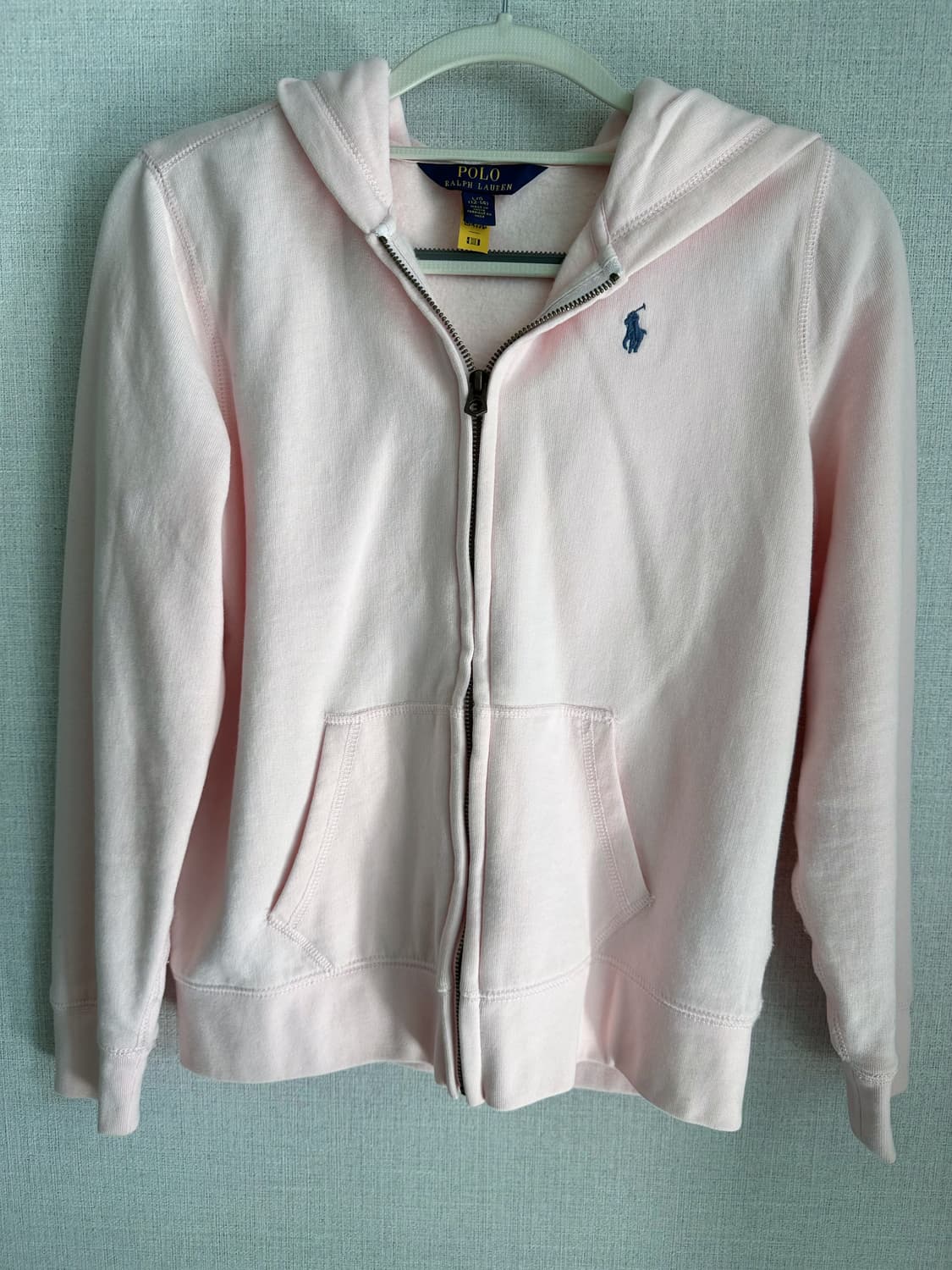 *유일매물* 정품 폴로 랄프로렌 베이비 핑크 후드집업 상품이미지1