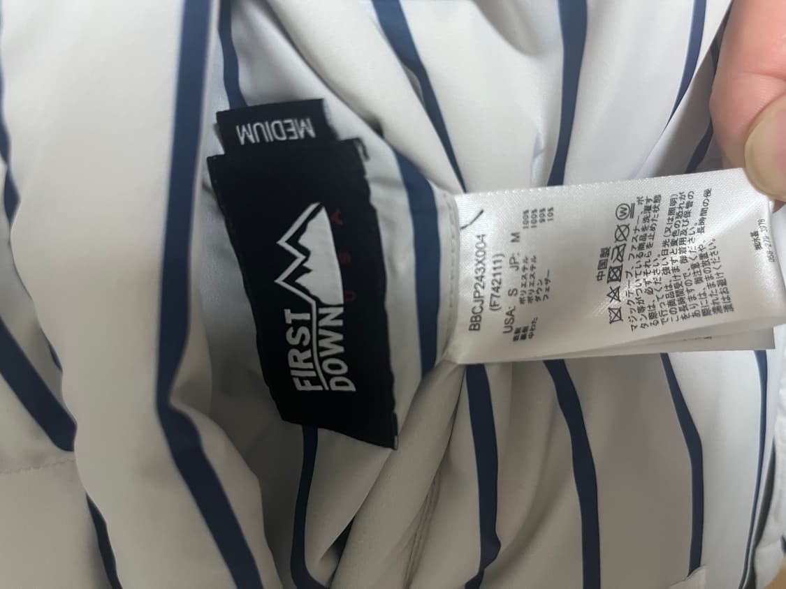 BBCicecream x 퍼스트다운 리버시블 버블 다운 자켓 M 상품이미지5