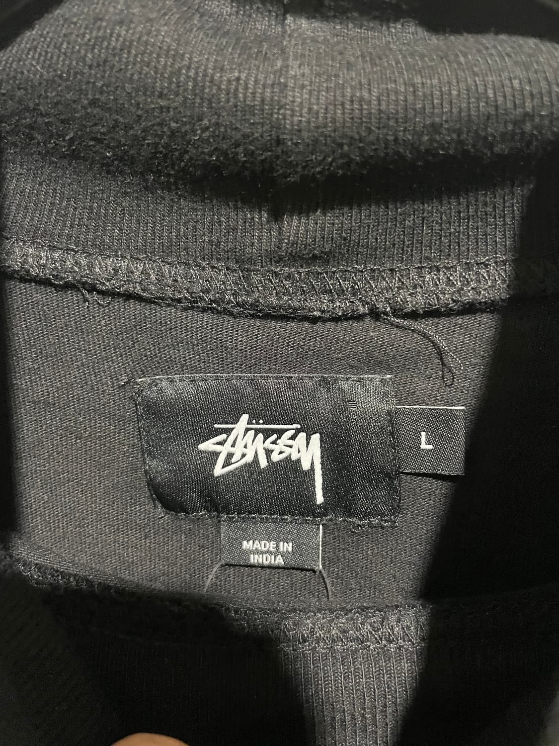 스투시 터틀넥 긴팔 티셔츠 블랙 상품이미지5