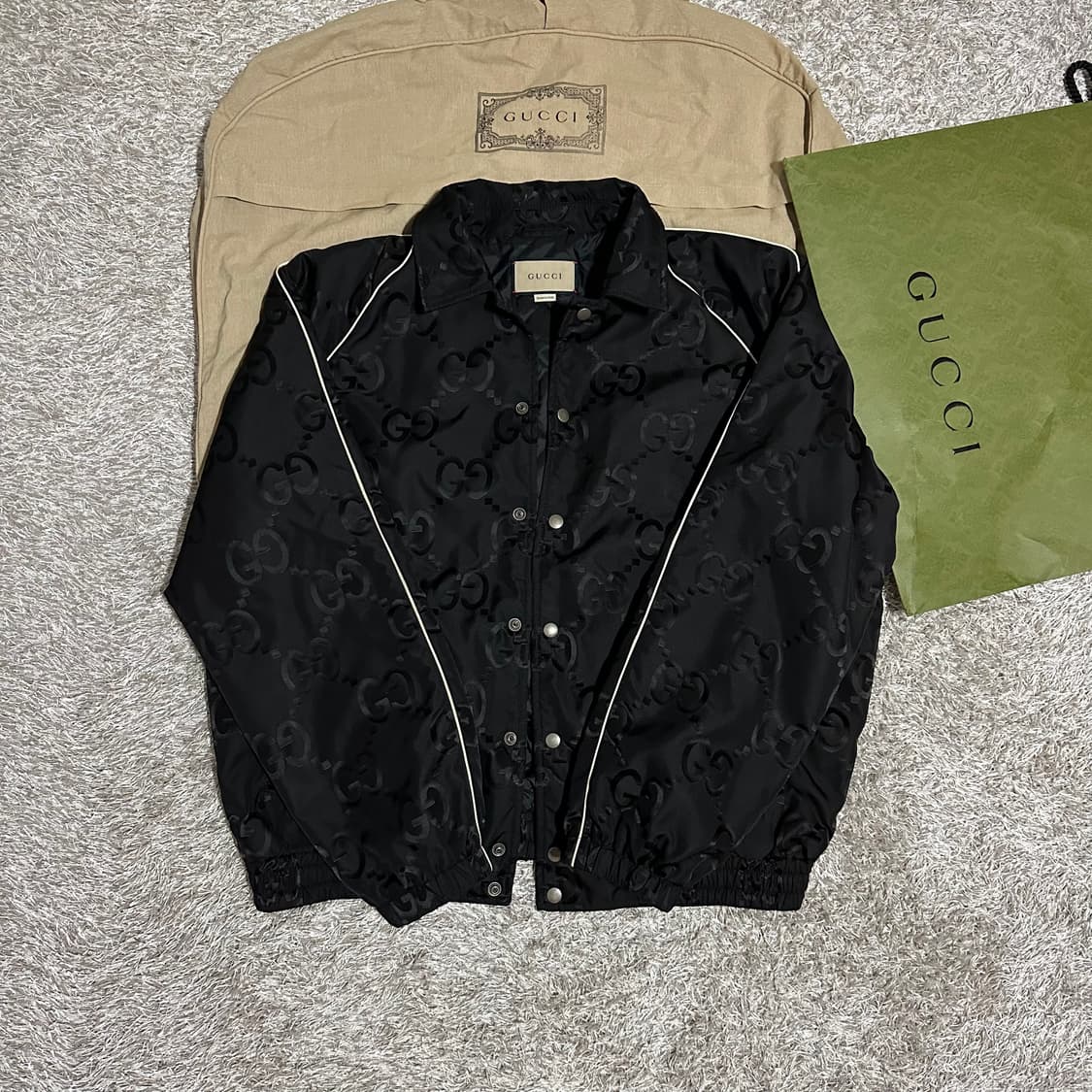 [정품] 구찌 GG 자카드 라인 하이엔드 자켓 Xl 풀구성품 상품이미지2