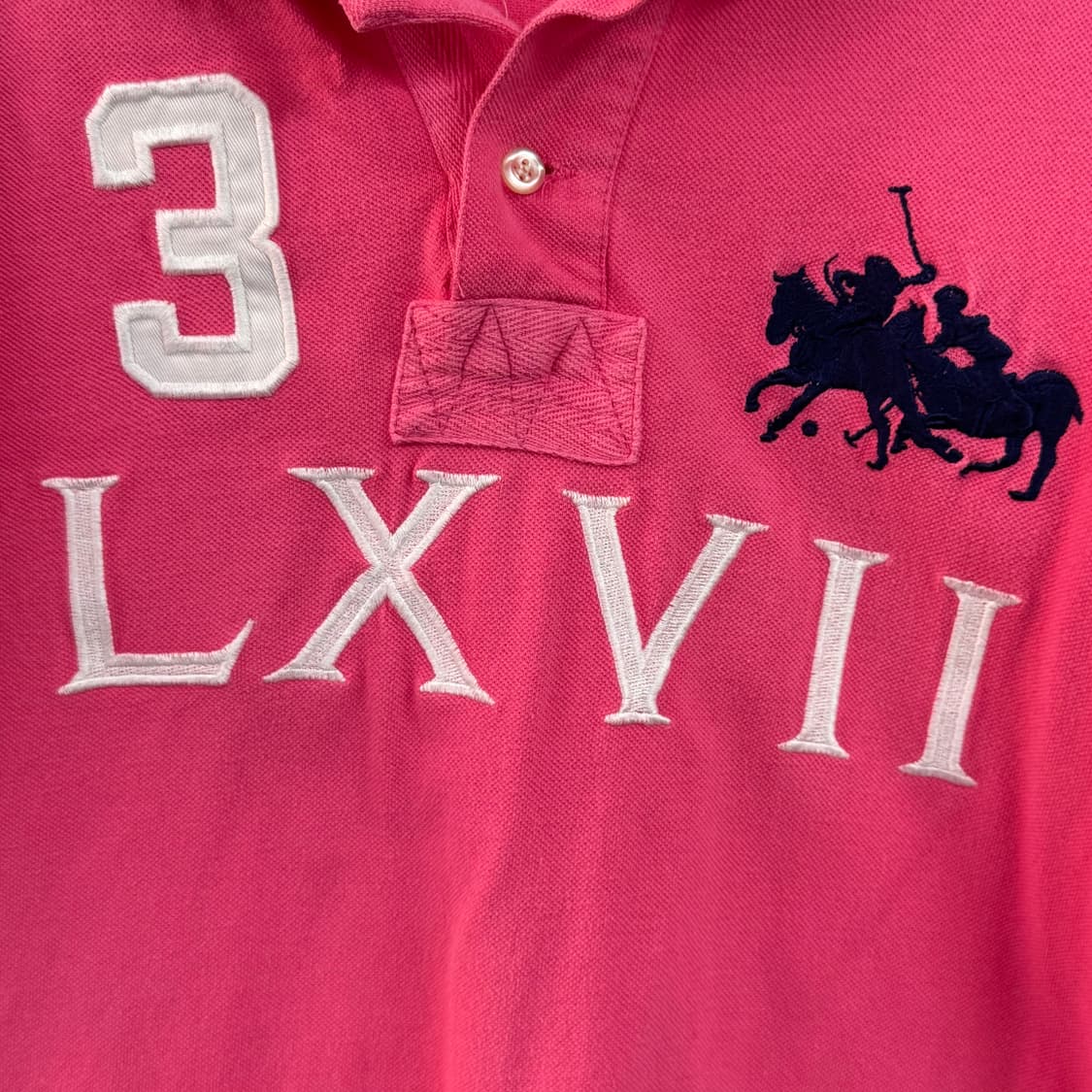 S 폴로 핑크 빅로고 PK 상품이미지2