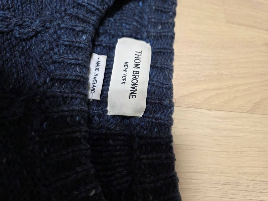 [4]24ss 톰브라운 케이블 니트 네이비 상품이미지2