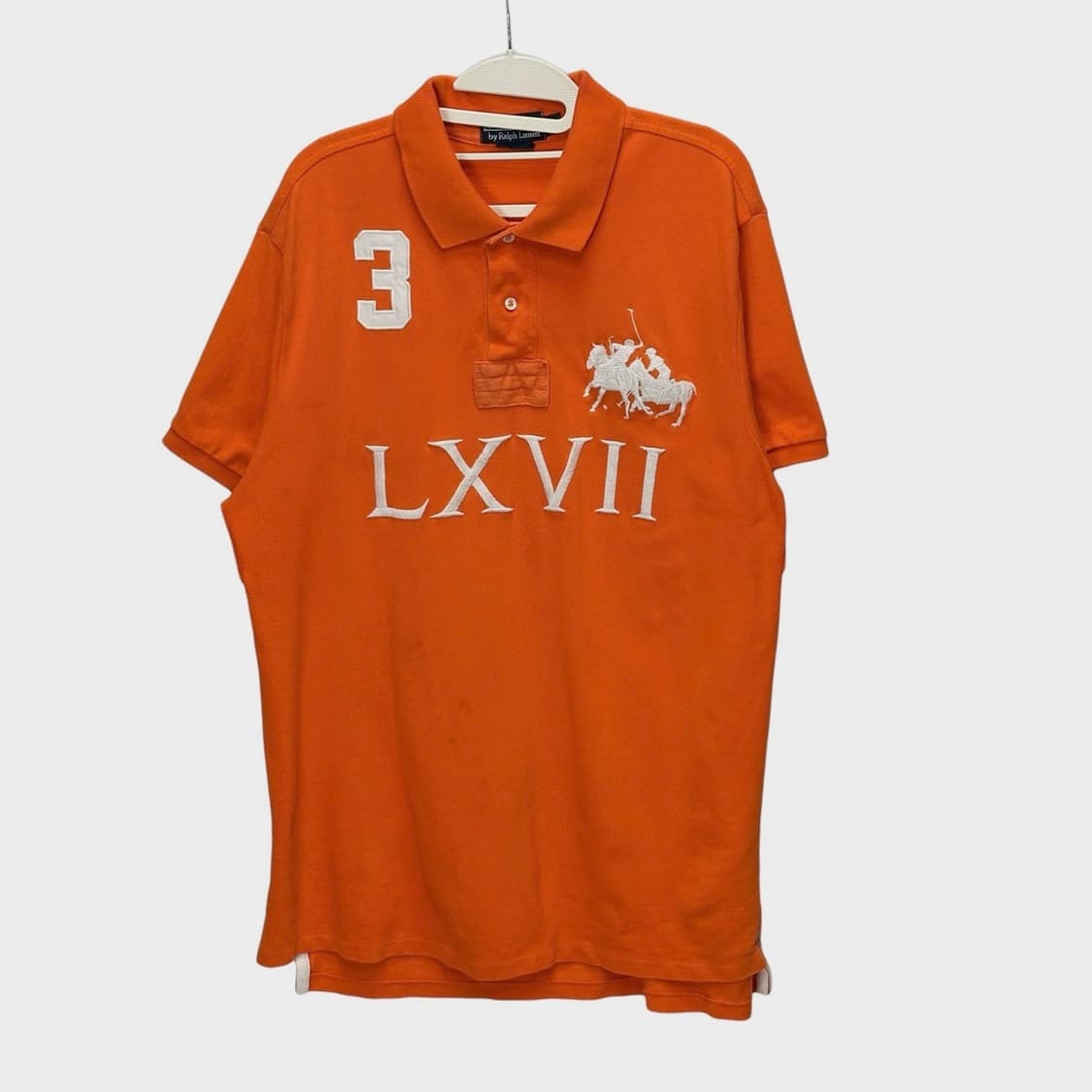 [XXL] 폴로 오렌지 빅로고 pk 카라티 반팔티 상품이미지1