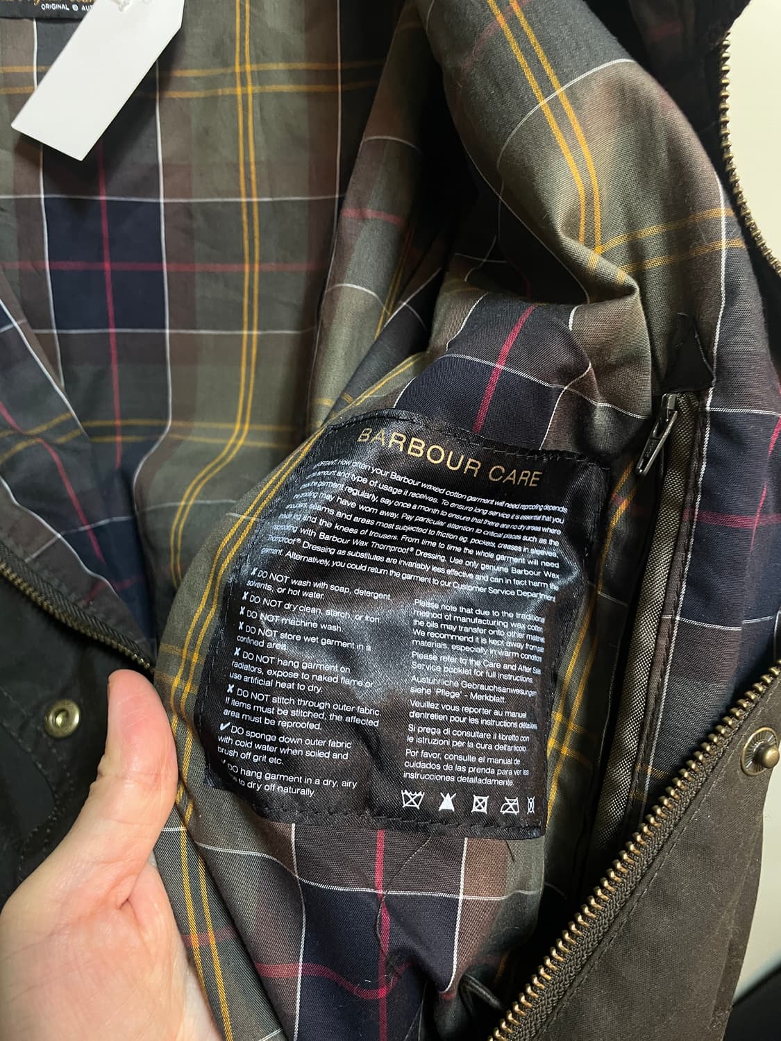 바버 왁스 자켓 상품이미지8