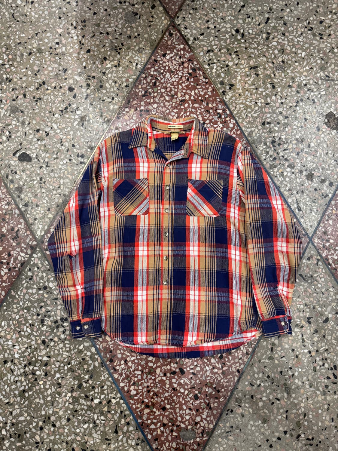 80s Big Mac 코튼 플란넬 셔츠 (L) 상품이미지1