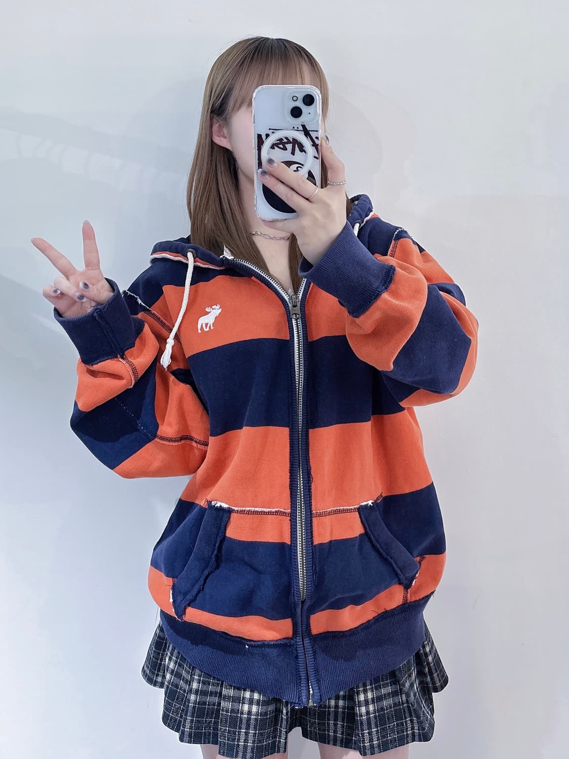 아베크롬비 자수로고 후드집업 상품이미지2