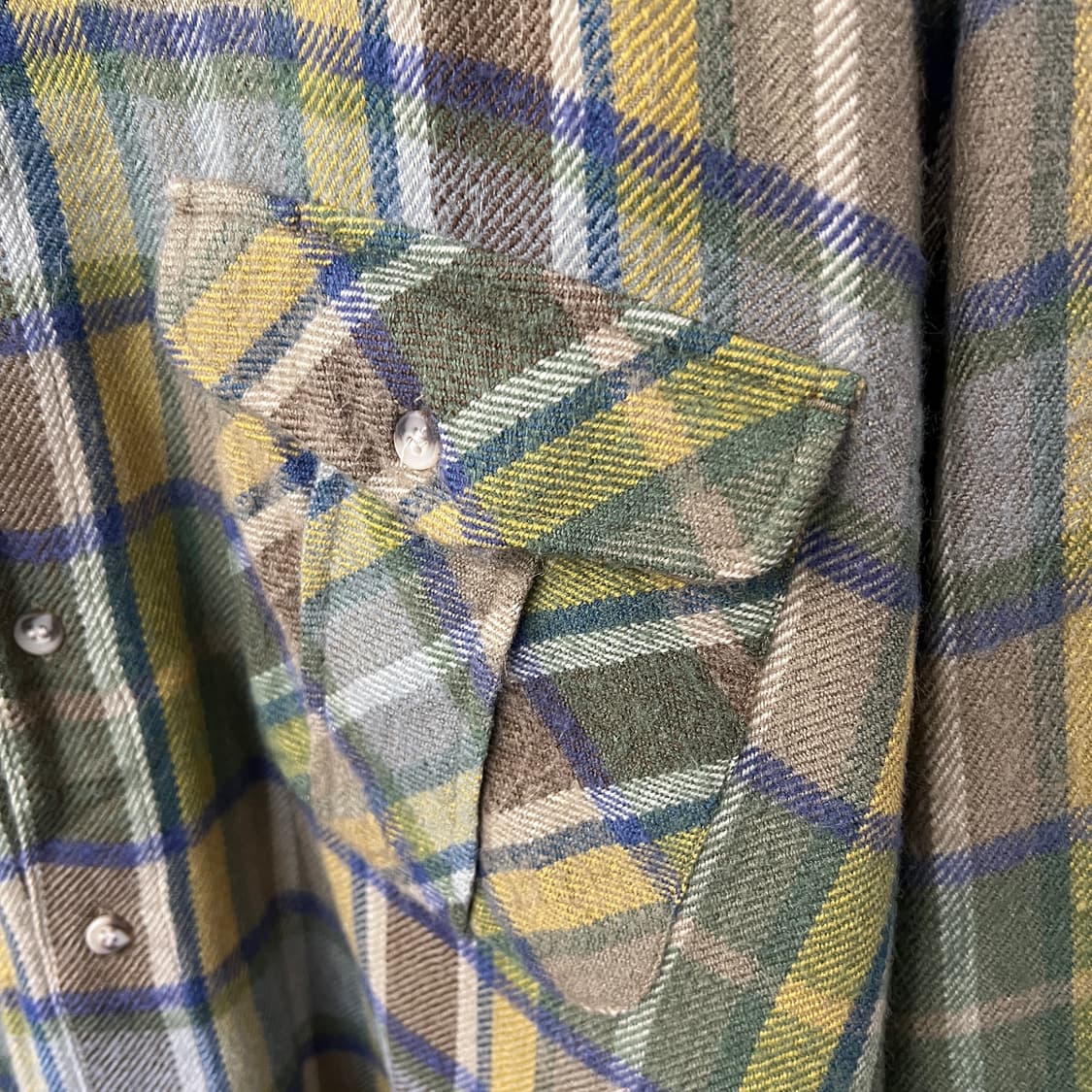 [M] 90s Bossbat 플란넬셔츠 상품이미지4