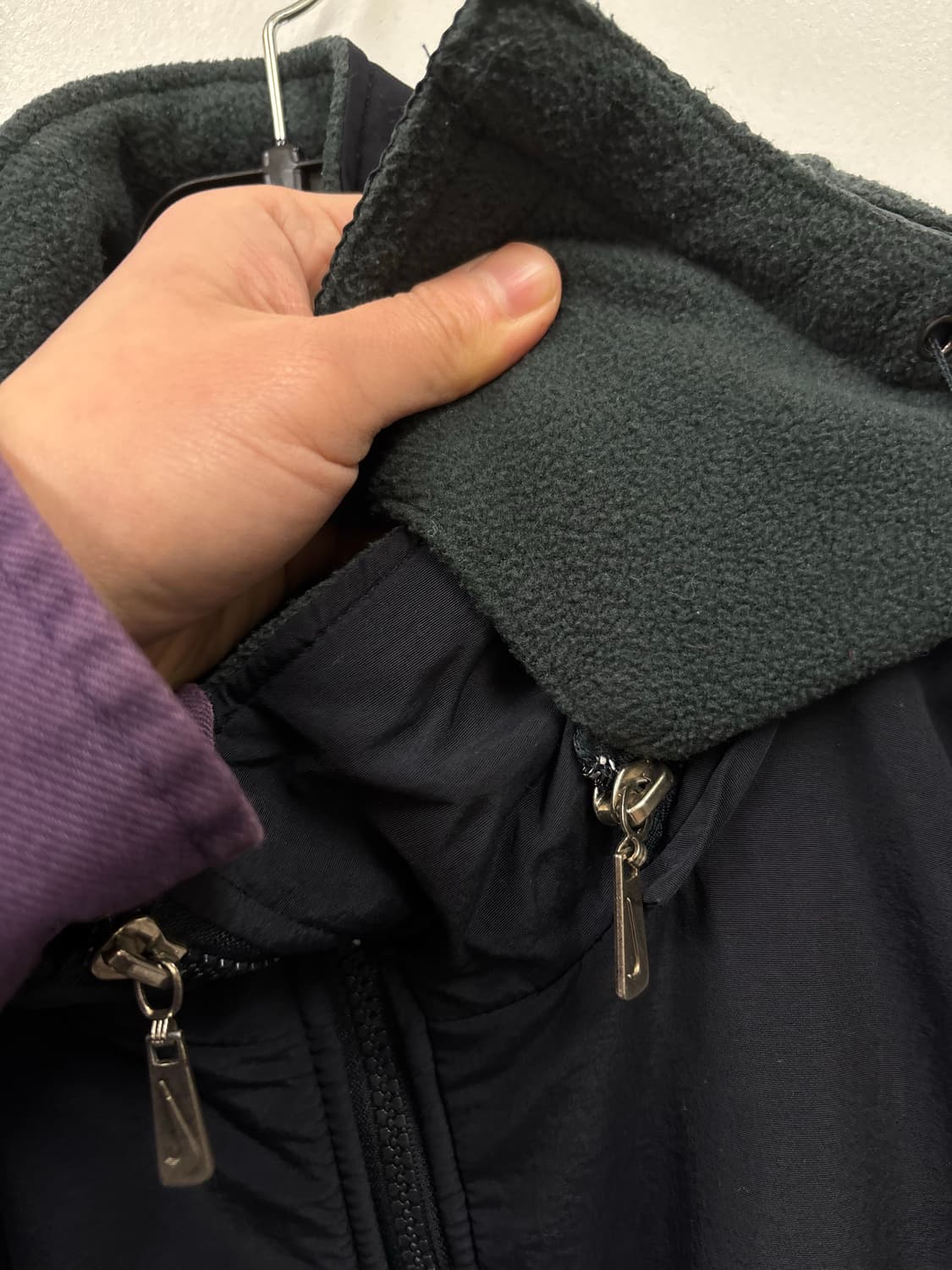 나이키 올드스쿨 플리스점퍼 후드탈착 상품이미지4