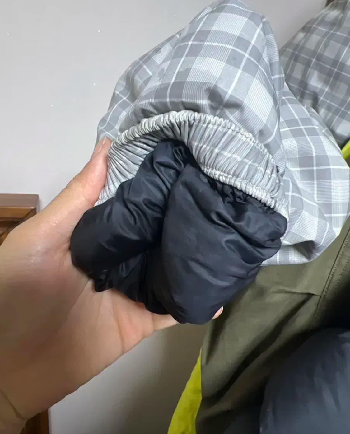 아워레가시 레녹스 체크패딩 상품이미지5