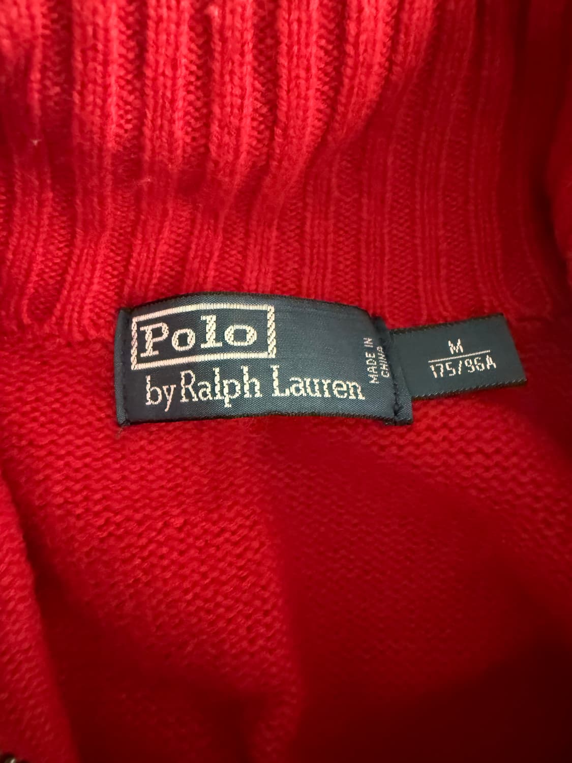 폴로 랄프로렌 풀집업니트 M 상품이미지2