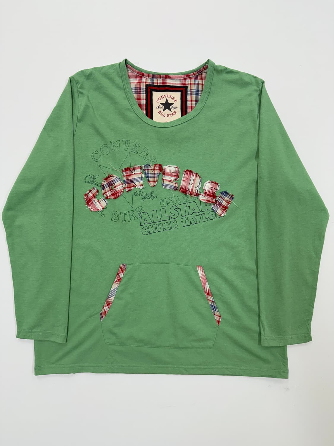 컨버스 올스타 패치워크 롱슬리브 상품이미지1