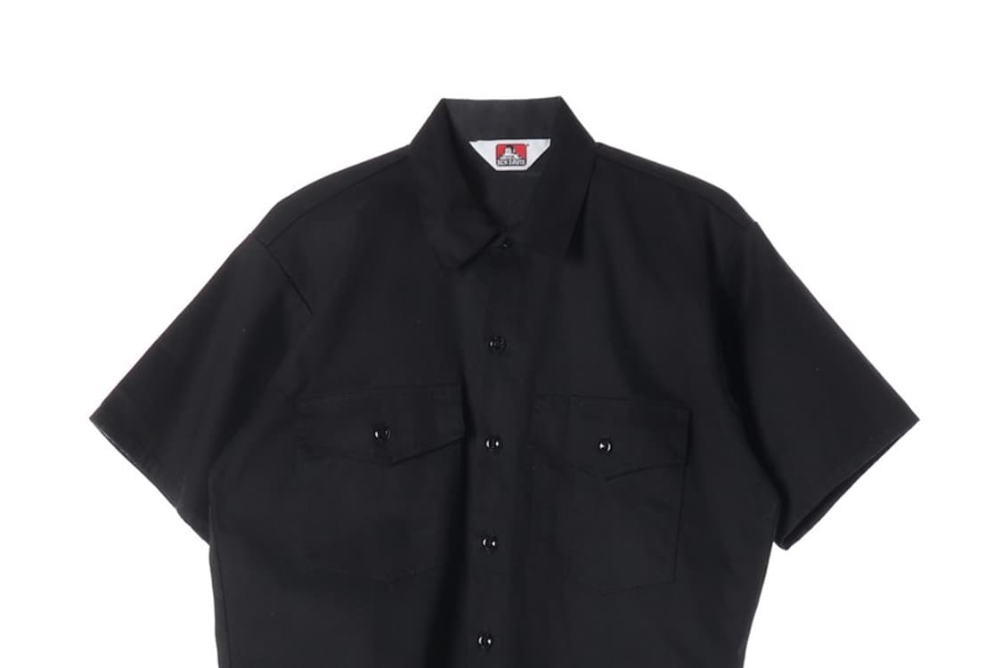 벤데이비스 USA제 하프집업 워크 반팔 셔츠 상품이미지3