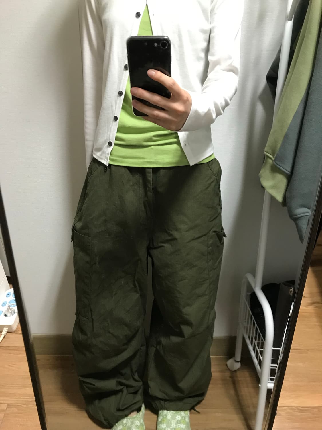 카키 카고팬츠 상품이미지3