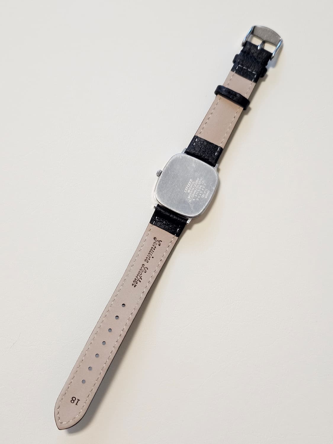 시티즌 쿼츠 빈티지 가죽 시계 상품이미지6