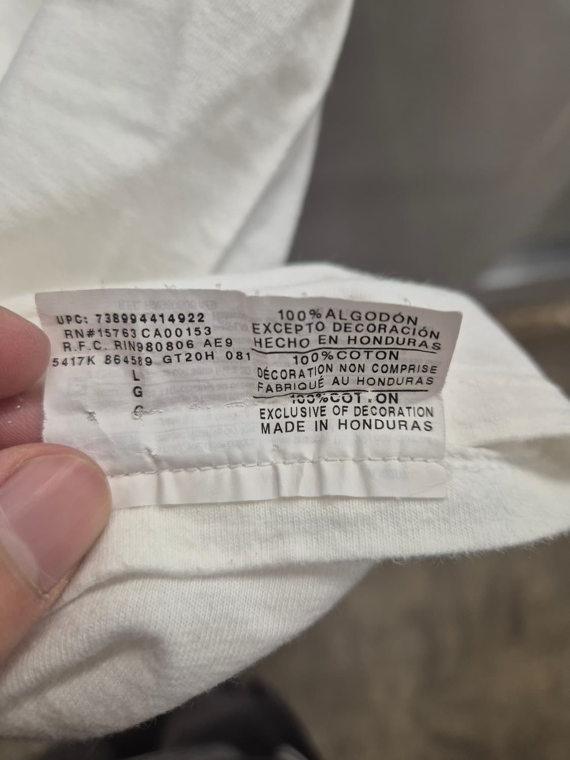 챔피언 반팔 화이트 L 상품이미지7