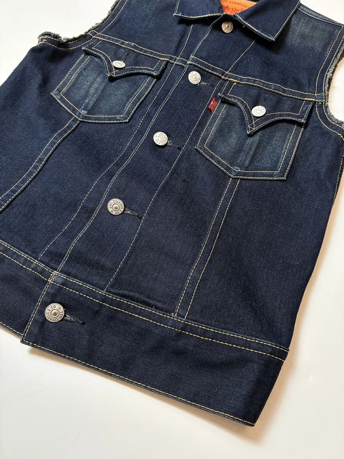 리바이스 00's 타입1 데님 베스트 PN8458 상품이미지4