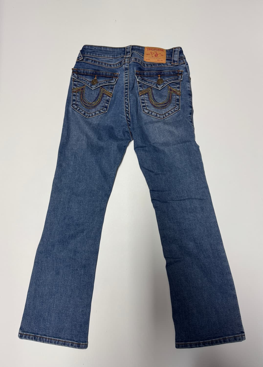 여성 트루릴리전 레인보우 23년도 스판 부츠컷 데님팬츠 상품이미지1