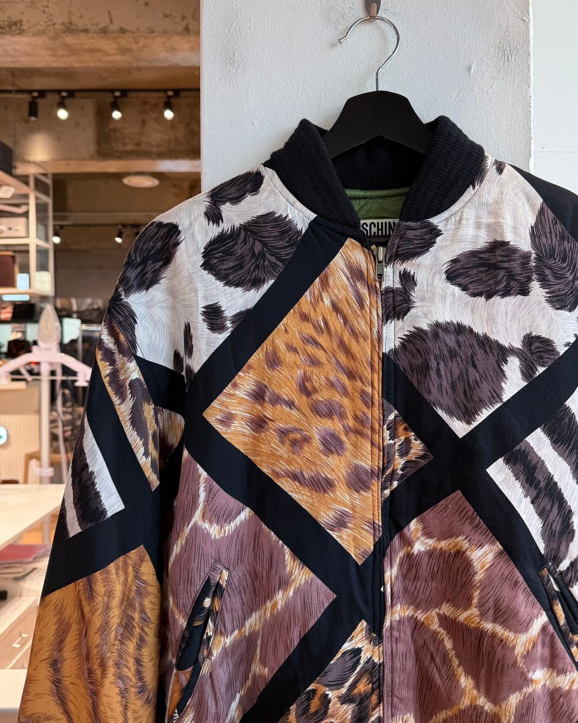 모스키노 패치워크 봄버 자켓  상품이미지4