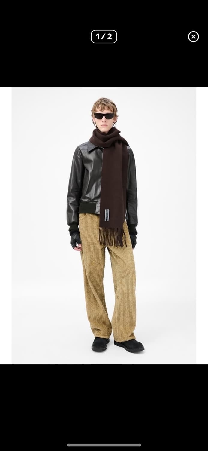 아워레가시 울 머플러 브라운 상품이미지1