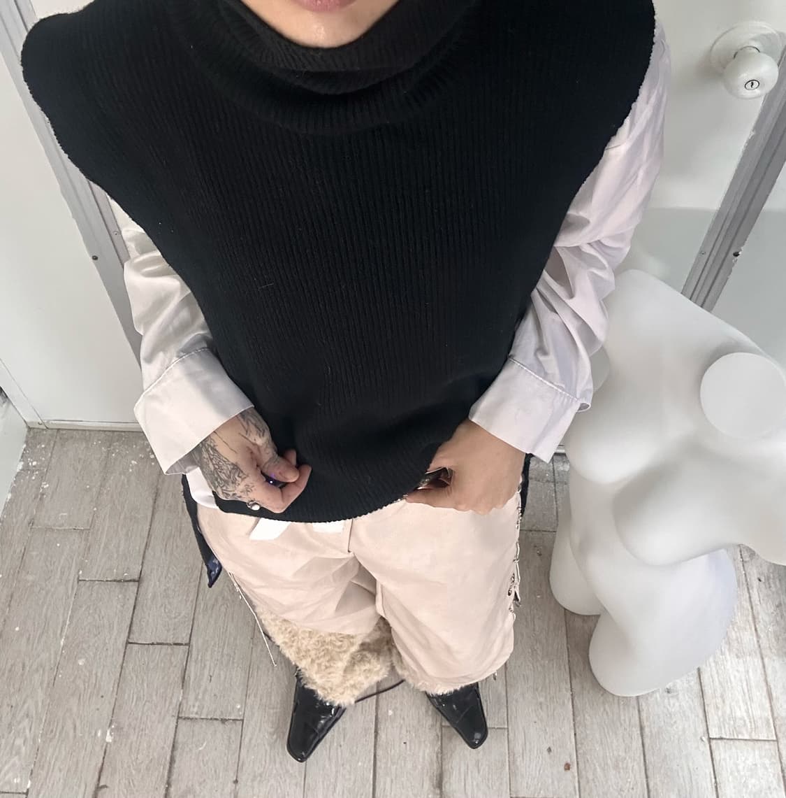 turtleneck vest 상품이미지2