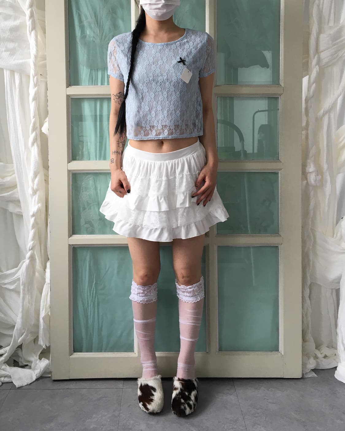 Lace t shirt 상품이미지1