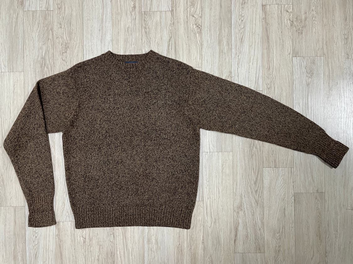 100) 펜들턴 브라운 멜란지 울 스웨터(RRL&LVC&폴로) 상품이미지1