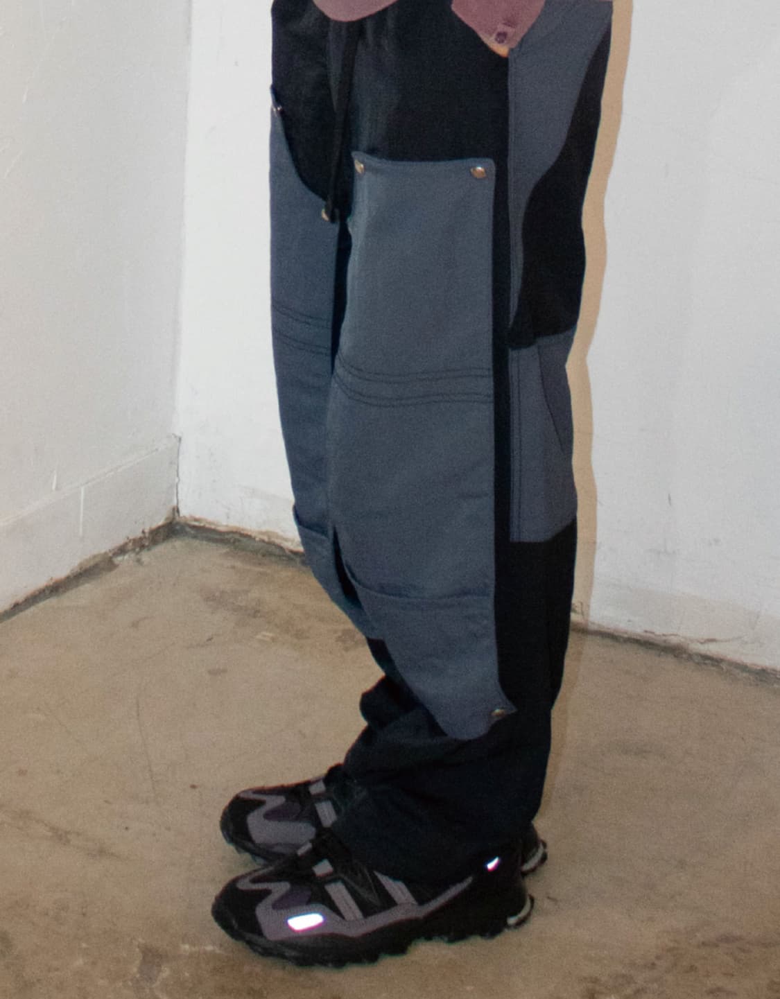 [3] ersco 이알에스코 디테치 더블니 나일론 팬츠 네이비] 상품이미지4